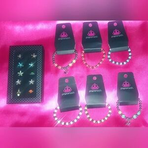 Paparazzi Jewelry Set with Rings and Bracelets